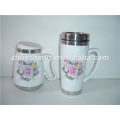 hochwertige moderne Kaffeetassen, übergroße Keramik Kaffeebecher, Tassen, personalisiert